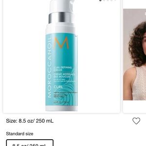 Moroccanoil Curl Enhancer in Turquoise and White